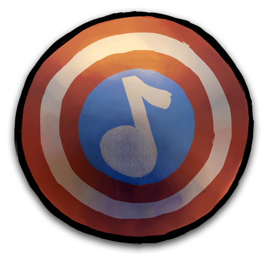 Comics Captain America Shield 2 Vector Icons free download in SVG, PNG